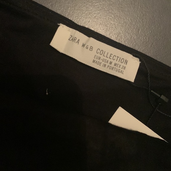 NWT Mini beige and black skirt - Picture 5 of 9